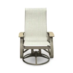 Montego Outdoor Sling Swivel Chair