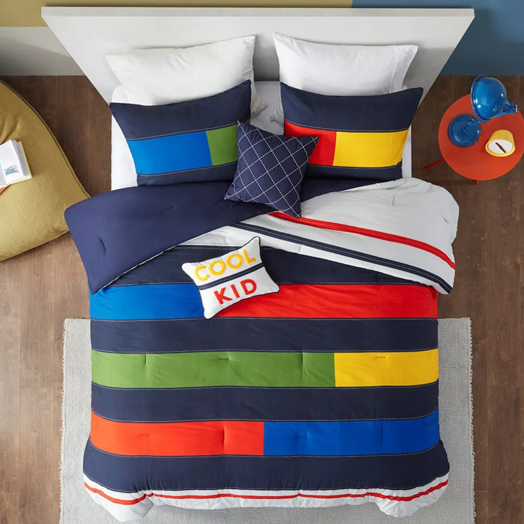Morris Stripe Comforter Set