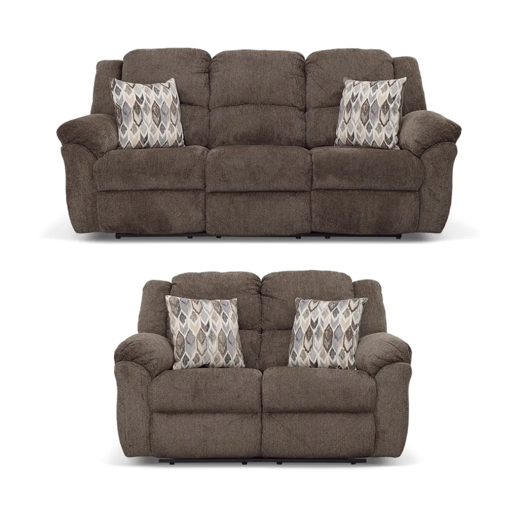 Newport Reclining Sofa and Loveseat