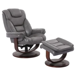 Oslo Manual Swivel Recliner with Ottoman