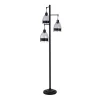 Painted Black Floor Lamp