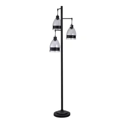 Painted Black Floor Lamp