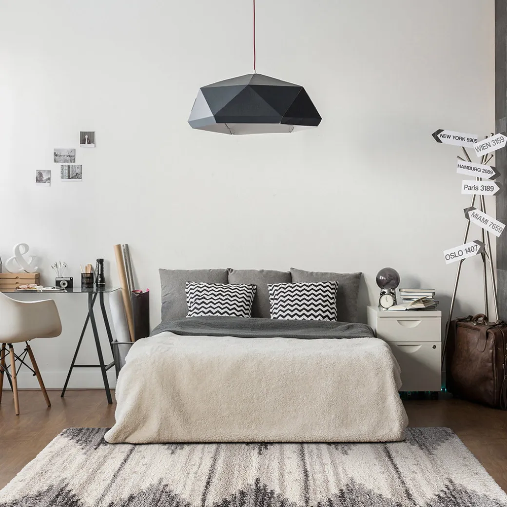 Phoenix Ivory Gray Global Rug