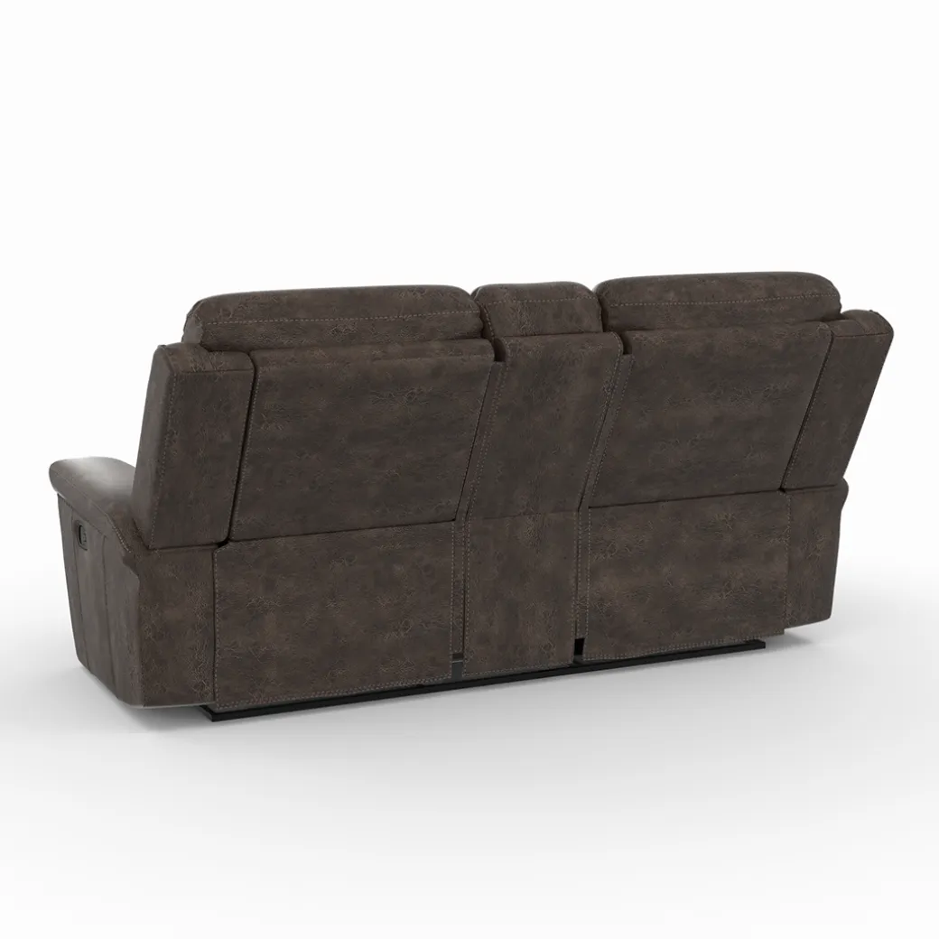Quade Manual Reclining Loveseat with Console