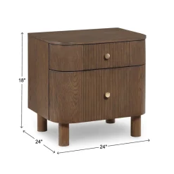Reeding Nightstand