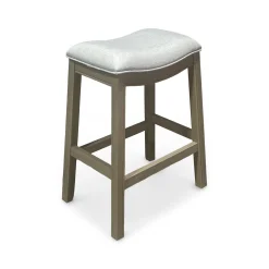 Rylan Upholstered Stool - Gray