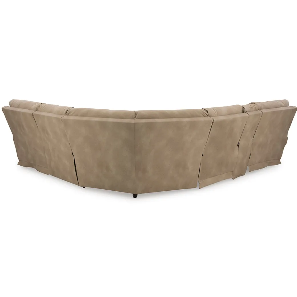 Sandra Power Reclining Sectional (6pc)