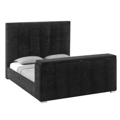 Serenity Upholstered Bed with Speakers