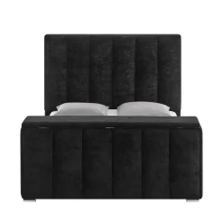 Serenity Upholstered Bed with Speakers