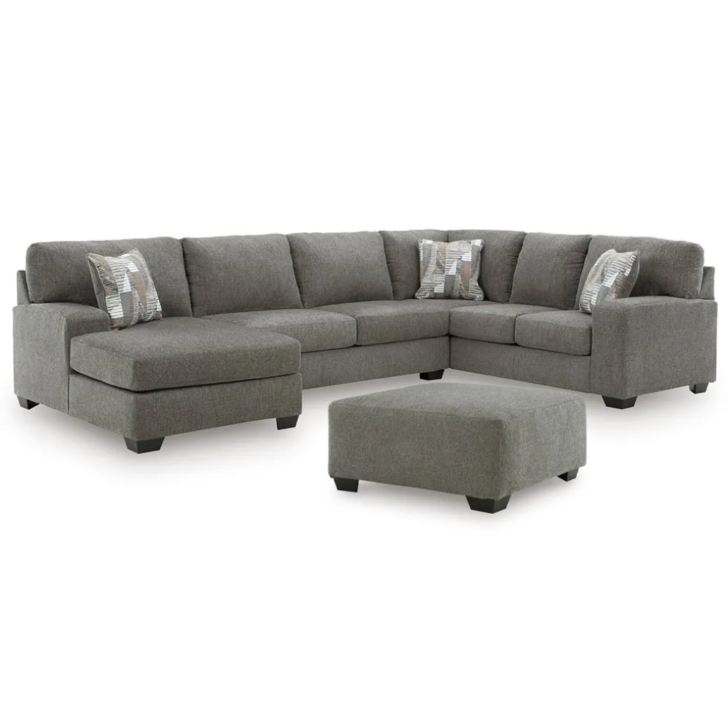 Seyler Sectional Left Chaise with Ottoman