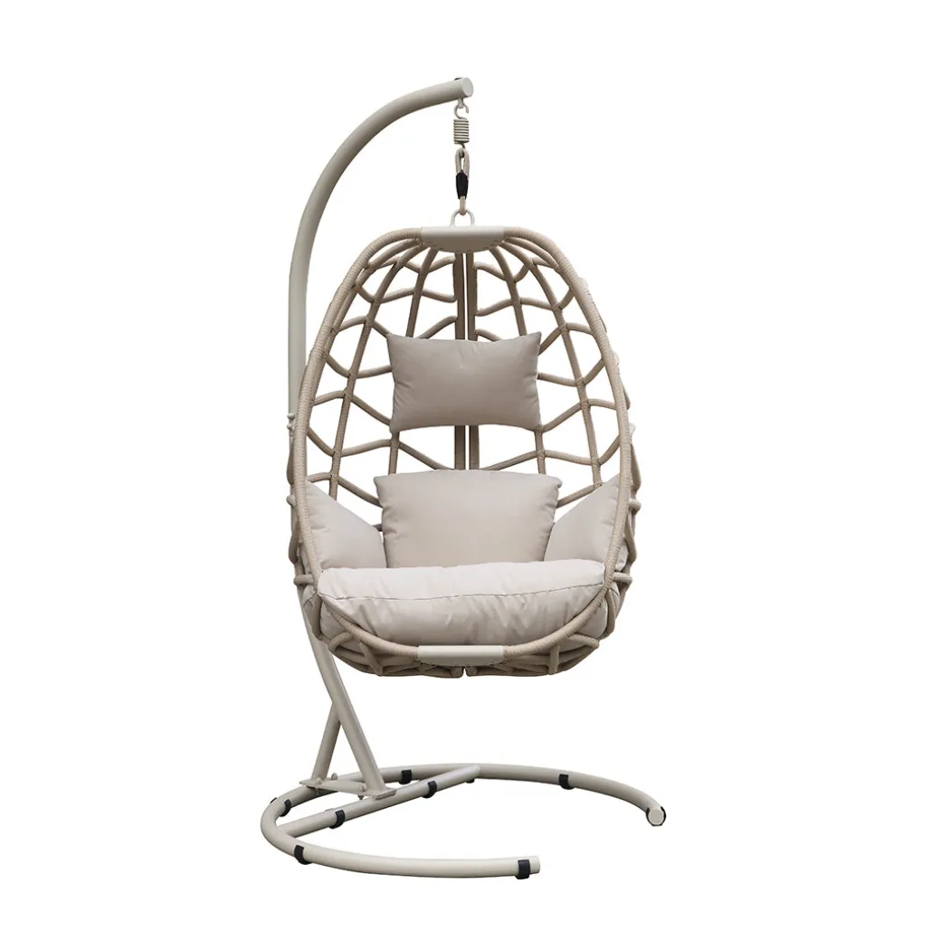 Single Basket Rope Chair