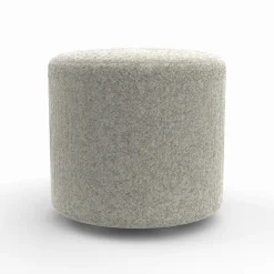 Small Round Ottoman with Casters