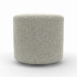 Small Round Ottoman with Casters