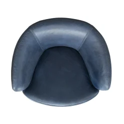 SoHo Leather Swivel Chair