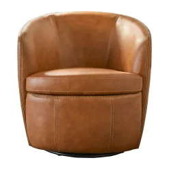 SoHo Leather Swivel Chair