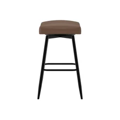 Square Bar Stool - Brown
