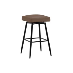 Square Bar Stool - Brown