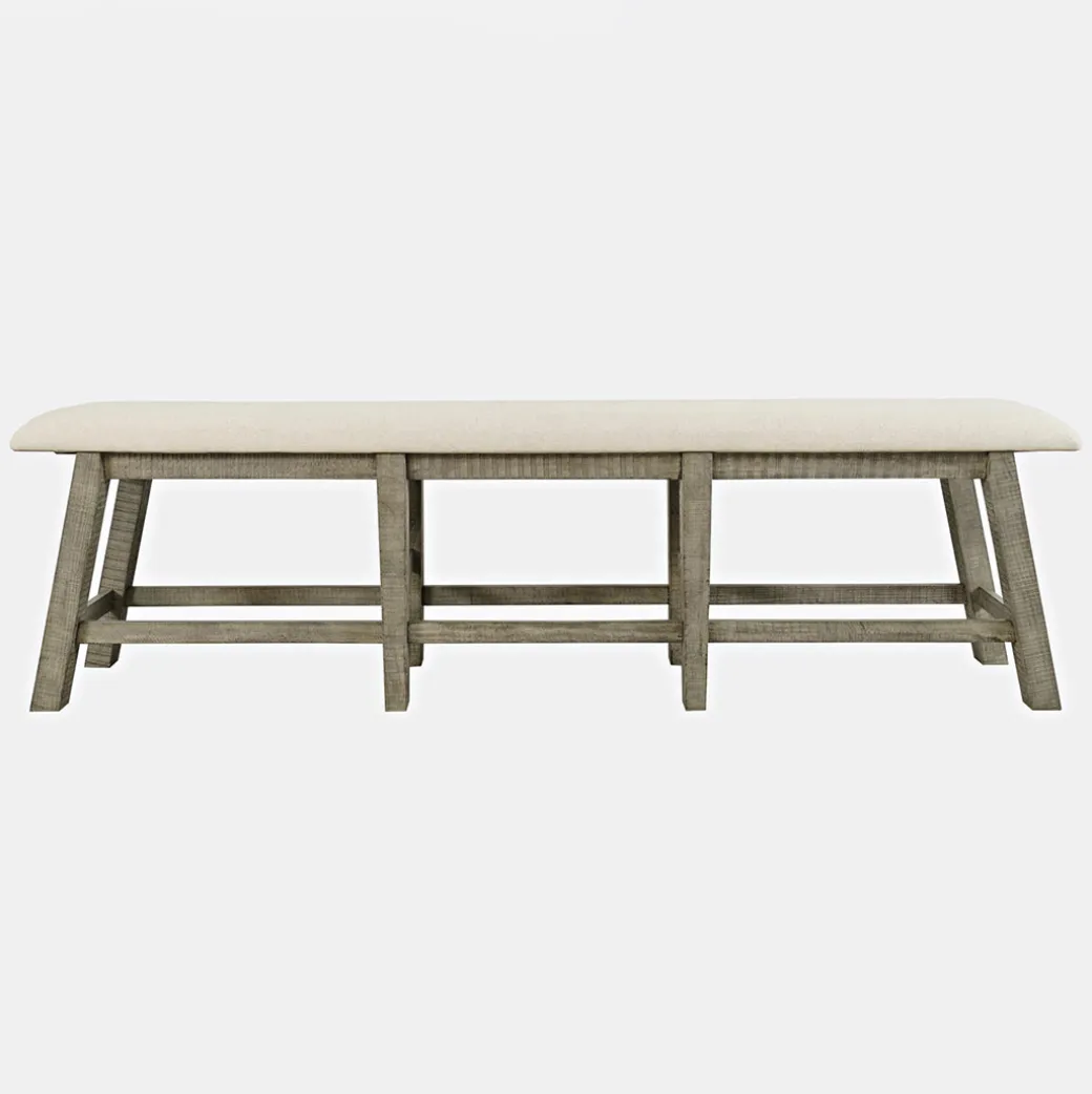 Telluride Driftwood Counter Bench