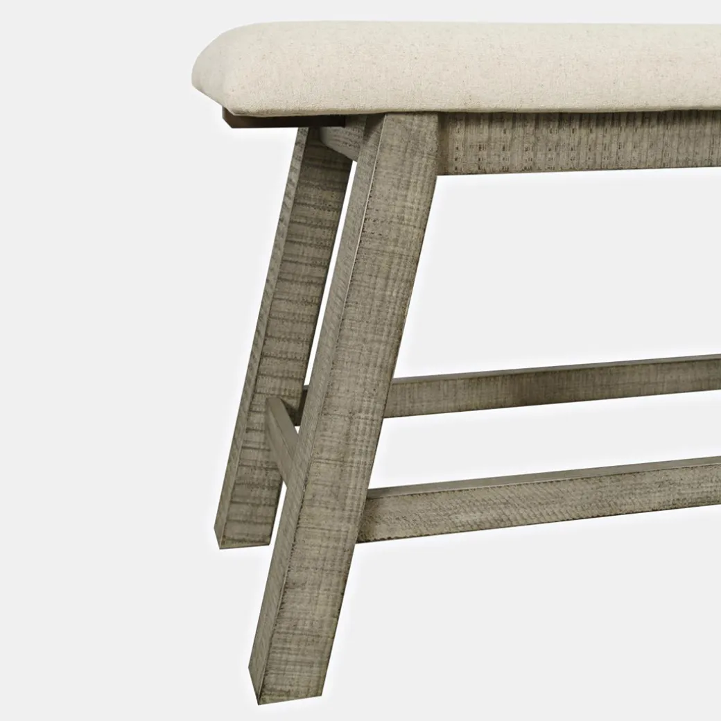 Telluride Driftwood Counter Bench