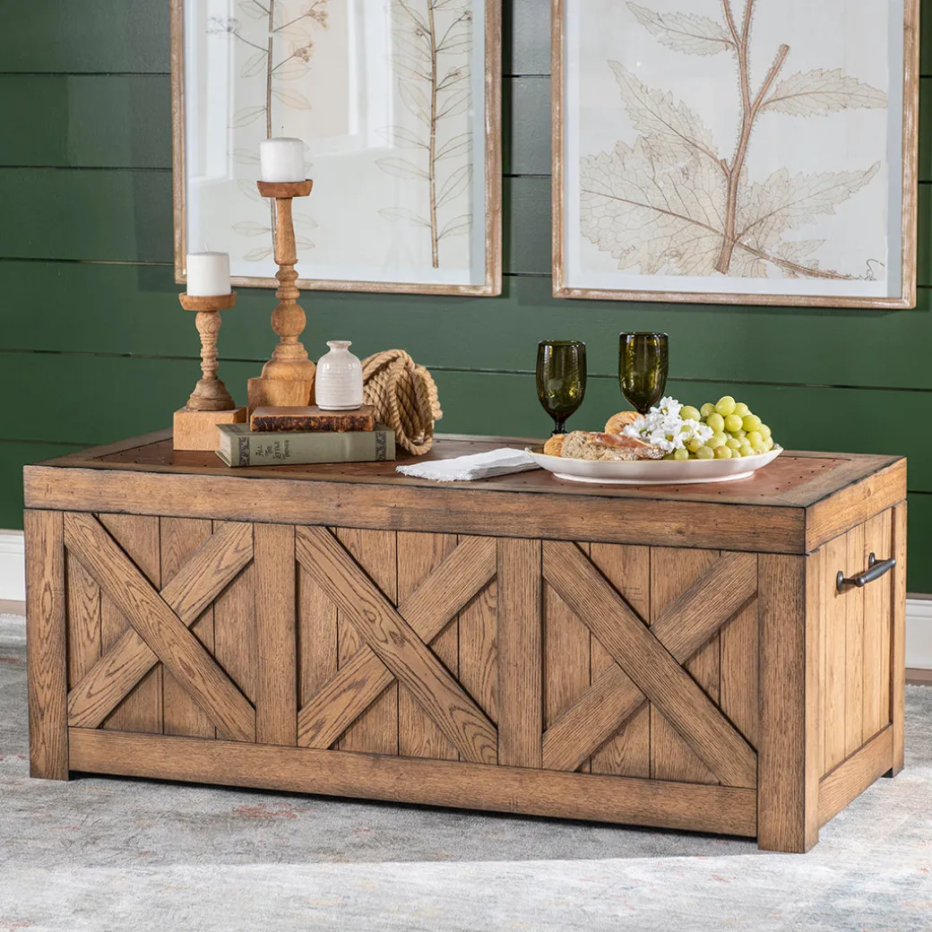 Vintage Market Captains Trunk Cocktail Table