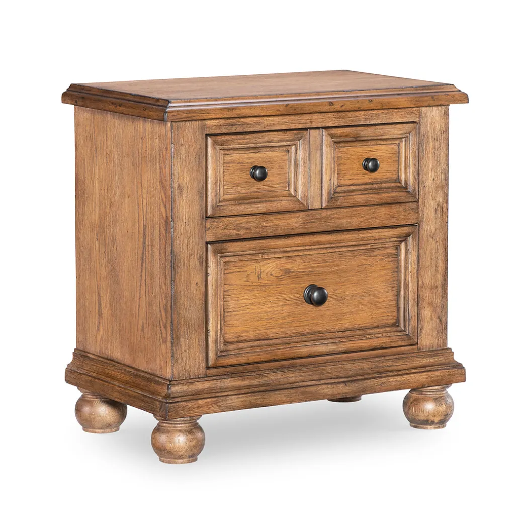 Vintage Market Nightstand - Brown
