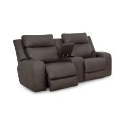 Wilson Power Reclining Console Loveseat with Massage